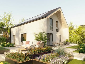 Ext_Einfamilienhaus_Flair_134_Novo_überdachteTerrasse_GardenView